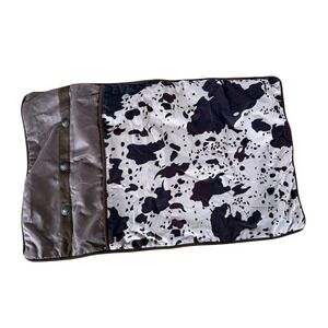 Hiend Accents affordable‎ luxury cowprint pillow case western decor 33x21"